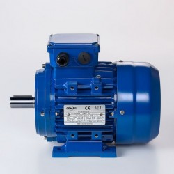 Motor eléctrico trifásico Cemer 0.12kW/0.17CV, 1000  rpm, 63B3 (ØEje motor 11 mm) 220/380V, IE1, IP55, Carcasa aluminio