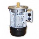 Motor eléctrico trifásico Rael 0.18kW/0.25CV, 1500 rpm, 63B5 (ØEje motor 11 mm, ØBrida 140 mm) 220/380V, IE1 IP55, Carcasa aluminio