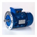 Motor eléctrico trifásico Cemer 0.37kw/0.5CV, 1500 rpm, 71B5 (ØEje motor 14 mm, ØBrida 160 mm) 220/380V, IP55, IE1, Carcasa aluminio