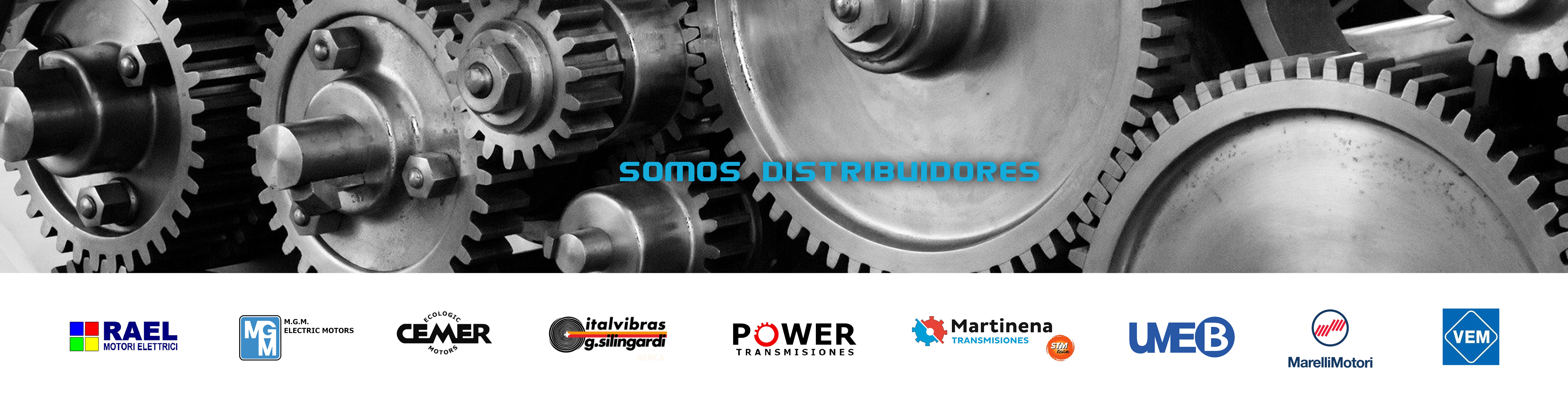 Somos distribuidores oficiales de Martinena STM, MGM, Power Transmisiones, Cemer, Umeb, vem